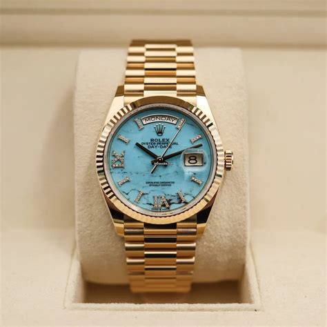 rolex day-date 36 turquoise|rolex turquoise dial.